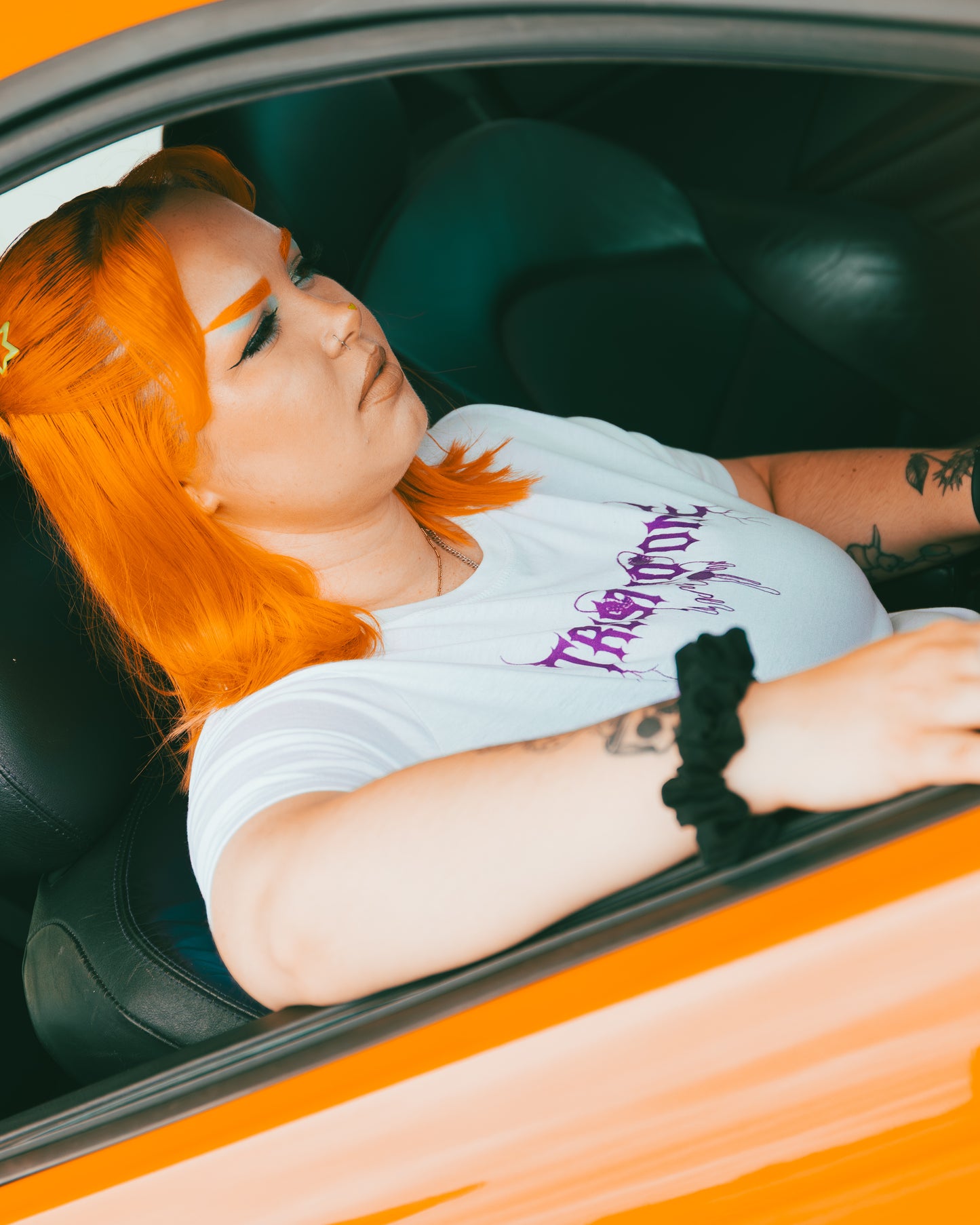 Butterfly Crop Tee | Purple Edition