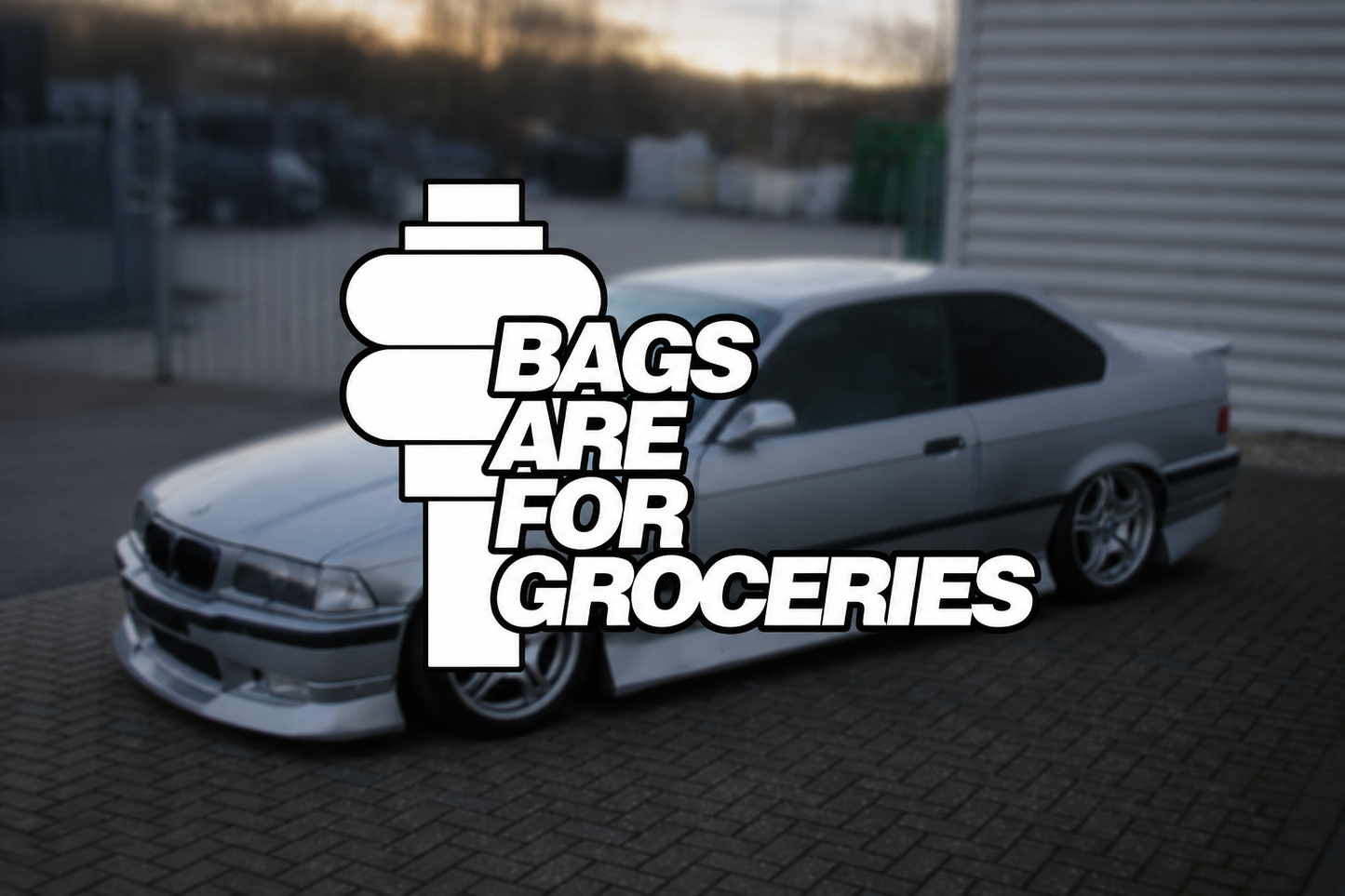 Bags are for groceries sticker