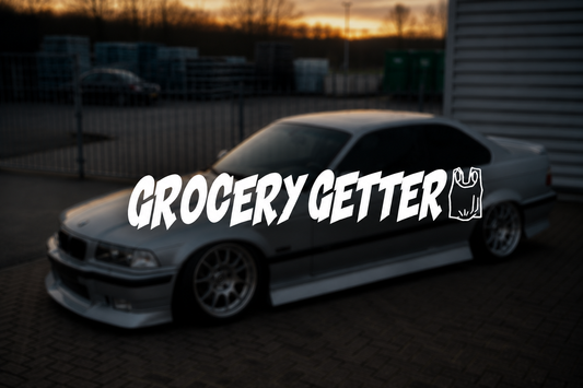 Grocery getter sticker