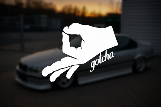 Gotcha sticker