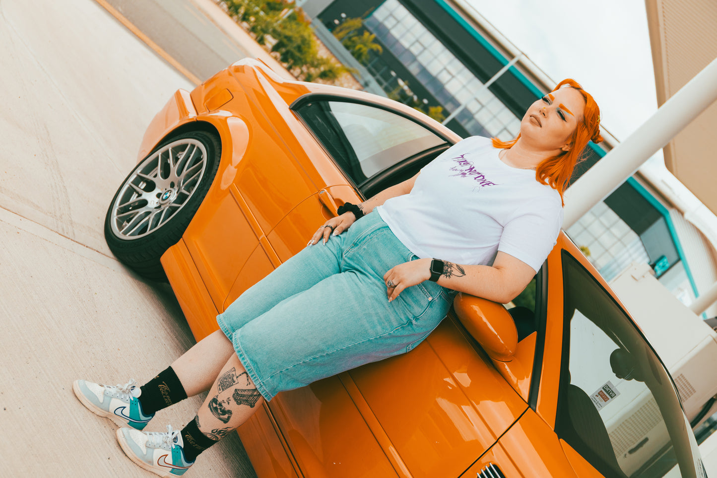 Butterfly Crop Tee | Purple Edition
