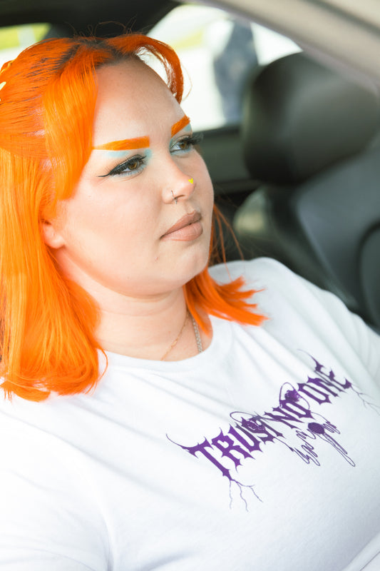 Butterfly Crop Tee | Purple Edition