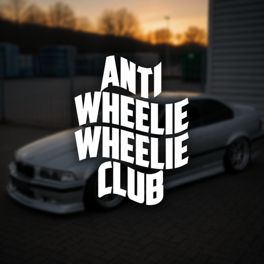 Anti wheelie sticker